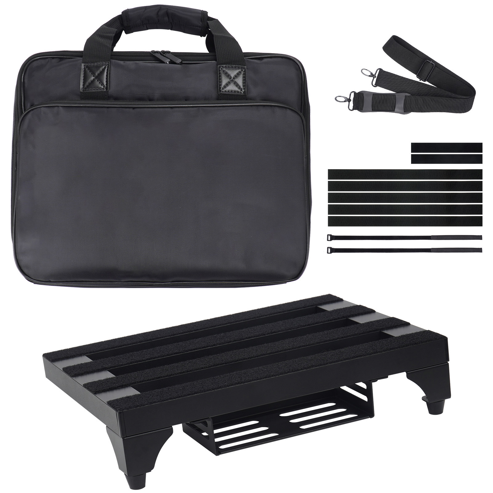 thumbnail image 2 of AZOR Guitar Effect Pedal Board Aluminum Alloy With Carry Bag Guitar Portable Pedalboard Effect Pedal Guitar Accessories 2 of 10