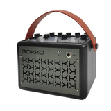 GOKKO GO-6 20W Guitar Amplifier - Portable Desktop Amp with Built-In Effects (Delay/Chorus/Distortio